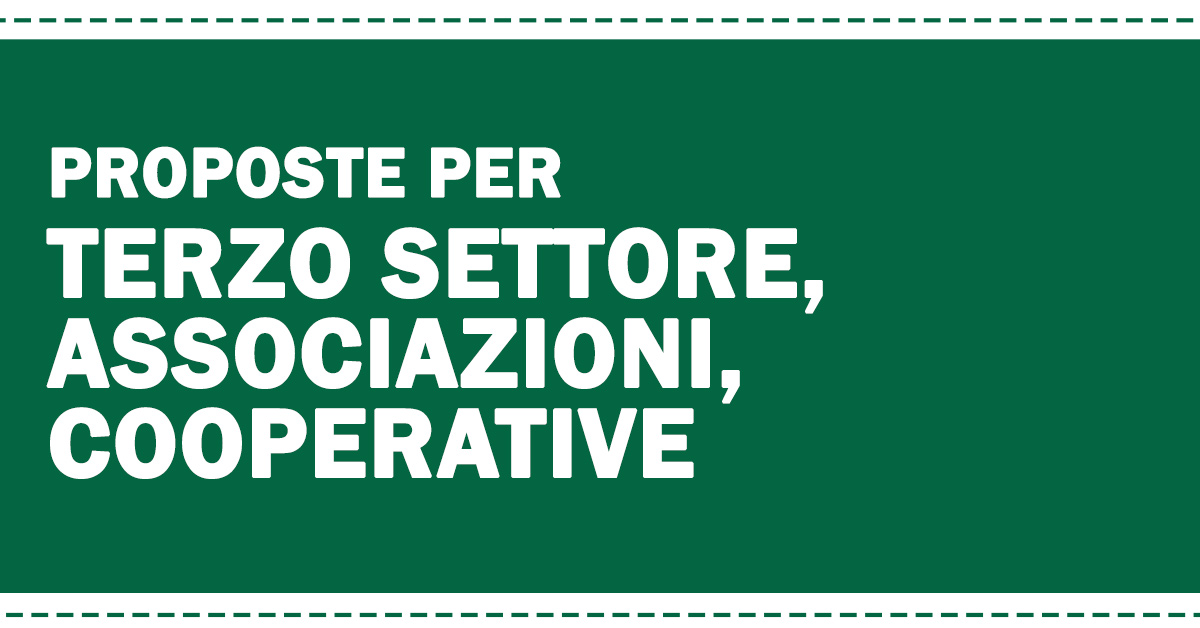 Proposte formative per il terzo settore, associazioni e cooperative